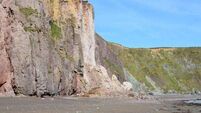 Significant landslides on Copper Coast being monitored