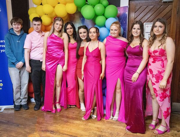 Freshford Foroige, Kilkenny, who attended the Foróige Clubs Spectacular Regional Ball in O'Shea's Hotel Tramore. Photo: Joe Evans