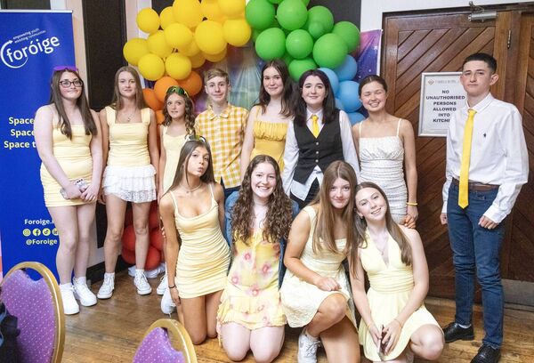 Piltown Foróige Club, Kilkenny who attended the Foróige Clubs Spectacular Regional Ball in O'Shea's Hotel Tramore. Photo: Joe Evans