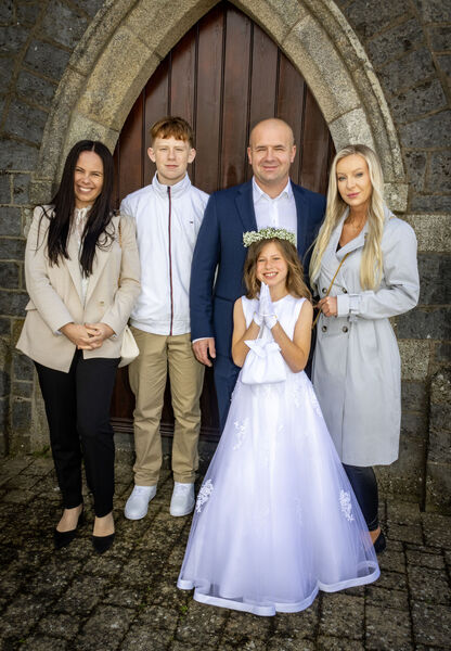  Michalina Koltunowicz, St. Mary's Ballygunner, who received her First Holy Communion at St. Mary's Church.