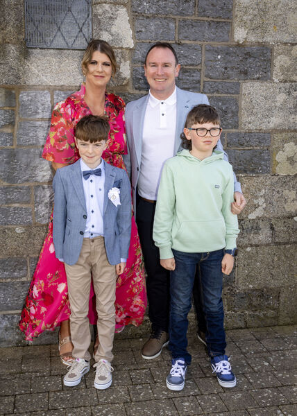  Eli Dunphy, St. Mary's Ballygunner, who received his First Holy Communion at St. Mary's Church.