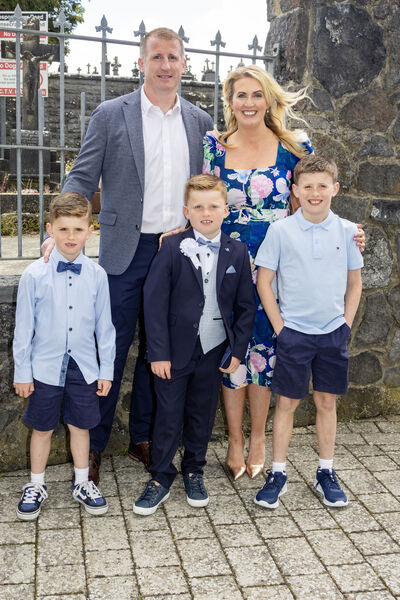 Fionn O'Riordan, St. Mary's Ballygunner, who received his First Holy Communion at St. Mary's Church.