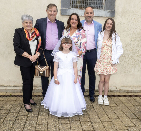  Chloe Thompson St. Mary's Ballygunner who received her First Holy Communion at St. Mary's Church. Photo: Joe Evans