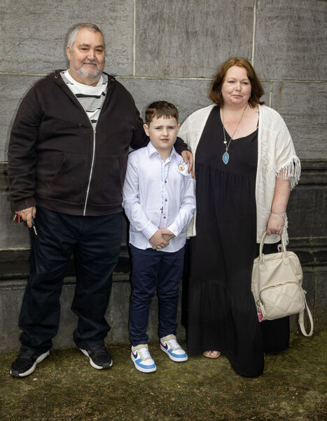 Logan Walsh, St. Declan's, who received his First Holy Communion at St. John's Church. Logan Walsh, St. Declan's, who received his First Holy Communion at St. John's Church.