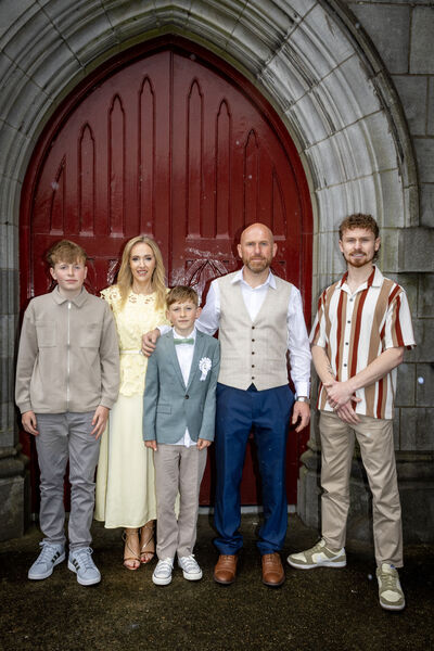 Sam Wall, St. Declan's, who received his First Holy Communion at St. John's Church. Sam Wall, St. Declan's, who received his First Holy Communion at St. John's Church.