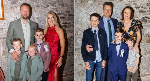 Darragh Galvin, (left), and Ted Joyce, (right), St. Declan's, who received his First Holy Communion at St. John's Church. Darragh Galvin, (left), and Ted Joyce, (right), St. Declan's, who received his First Holy Communion at St. John's Church.