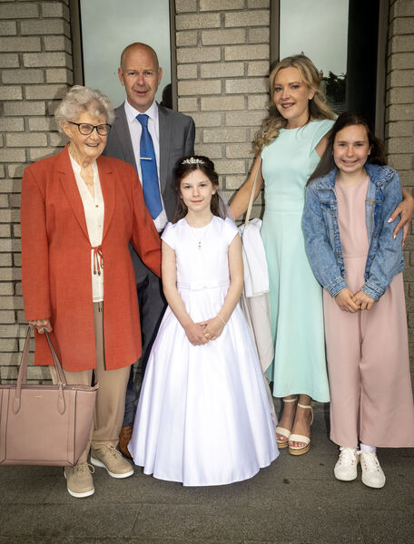  Layla Collins, St. Ursula's, who received her First Holy Communion at the Sacred Heart Church.