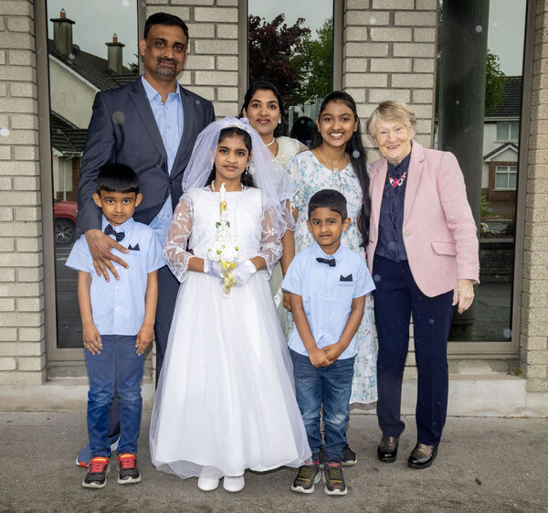  Jovana Justin, St. Ursula's who received her First Holy Communion at the Sacred Heart Church. Photo: Joe Evans
