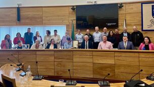 <p>Guests and officials at last week's Cathaoirleach Reception for Vincent Keane</p> <p>Guests and officials at last week's Cathaoirleach Reception for Vincent Keane</p>