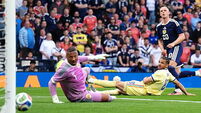 Lawrence Shankland bags a brace as Scotland hit back to beat 10-man Curacao