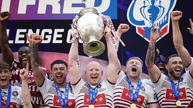Wigan secure Challenge Cup with dominant win over Hull KR at Wembley