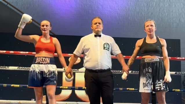Breslin shines on Pro debut with stoppage win 