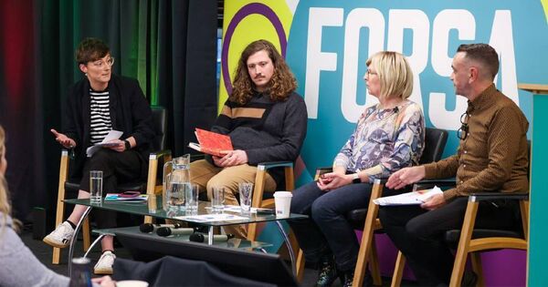 The launch event of Forsa trade union’s LGBTQA+ Network, 2025.
