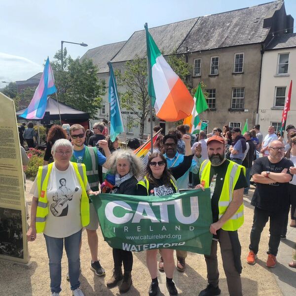 CATU Waterford members at the Diversity not Division event in Waterford, 2025 