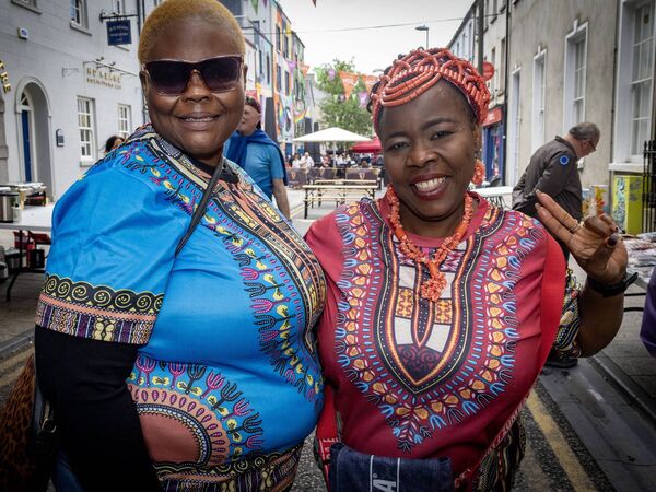 Sisters, Rosie and Osas, at Africa Day 2026. Photo: Joe Evans Sisters, Rosie and Osas, at Africa Day 2026. Photo: Joe Evans