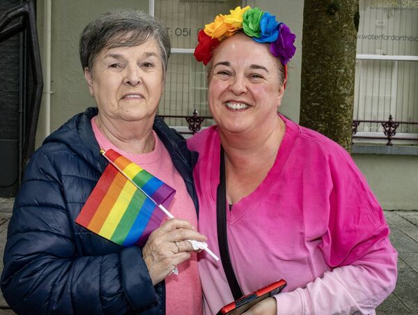 Eileen Lonergan and Amanda Murphy, at the Pride of the Déise March. 	All Photos: Joe Evans