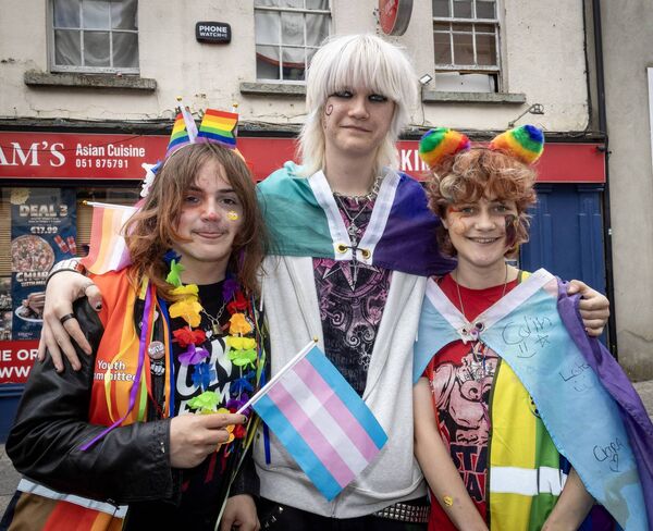 Noah, Colin and John, at Pride of the Déise.