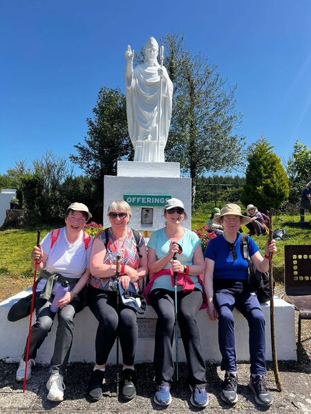 The Mitchelstown ladies at St Declan's Well The Mitchelstown ladies at St Declan's Well