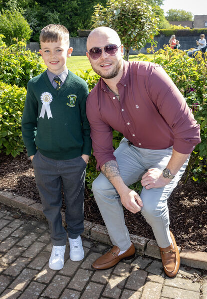  Brody Carroll, Scoil Lorcain, who received his First Holy Communion at the Sacred Heart Church.