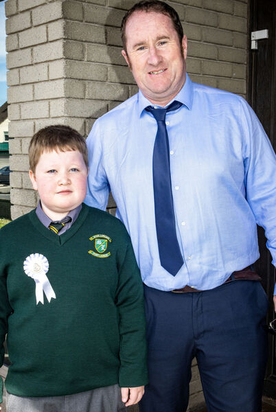  Donnacha Murphy, Scoil Lorcain, who received his First Holy Communion at the Sacred Heart Church.