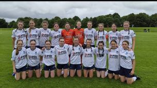 <p>Waterford Gaynor Cup squad after qualified for the last 16 of the tournament at UL. </p>