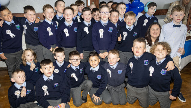 <p> Pupils from Mount Sion who received their First Holy Communion at Ballybricken Church. 	All Photos: Joe Evans</p>
