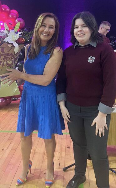 Ms Judy O_Gorman Asistant Principal with Lauren McAleer Ms Judy O_Gorman Asistant Principal with Lauren McAleer