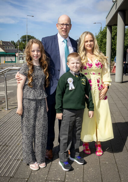  Seán Smith, Scoil Lorcain who received his First Holy Communion at the Sacred Heart Church.