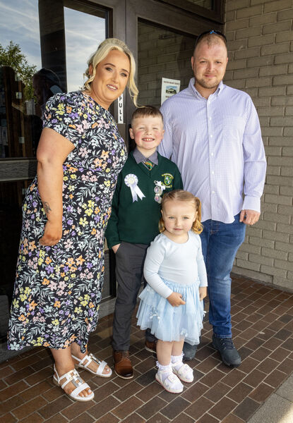  Alex Walsh, Scoil Lorcain who received his First Holy Communion at the Sacred Heart Church.