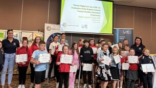 <p>Students from the nine participating schools attended the event and received certificates.</p>