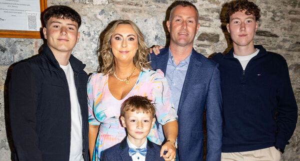  Darragh O'Farrell, St. Declan's, who received his First Holy Communion at St. John's Church.