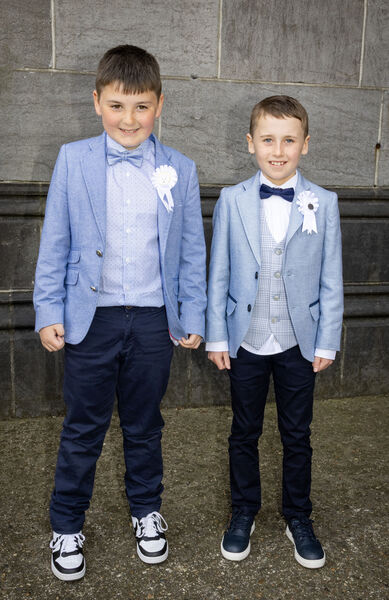 Tyler Hennessy and Joe Evans, Waterpark, who received their First Holy Communion at St. John's Church. Tyler Hennessy and Joe Evans, Waterpark, who received their First Holy Communion at St. John's Church.
