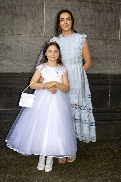 Ivy Walsh, Waterpark, who received her First Holy Communion at St. John's Church. Ivy Walsh, Waterpark, who received her First Holy Communion at St. John's Church.