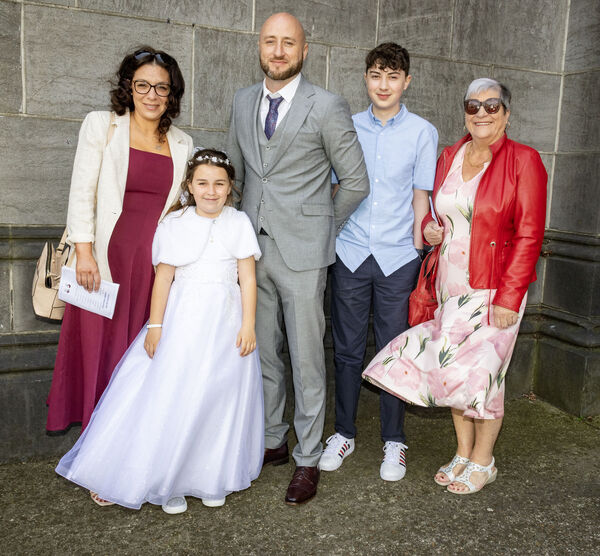 Aaliyah Flynn, Waterpark, who received her First Holy Communion at St. John's Church. Aaliyah Flynn, Waterpark, who received her First Holy Communion at St. John's Church.