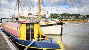 <p>Staying over at Waterford City Marina. Photo: Joe Evans</p>