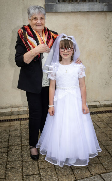  Chloe Thompson, St. Mary's Ballygunner, who received her First Holy Communion at St. Mary's Church.