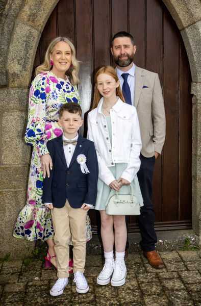  Darragh Ryan, St. Mary's Ballygunner, who received his First Holy Communion at St. Mary's Church.
