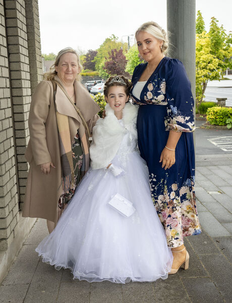  Amelia O'Shea, St. Ursula's, who received her First Holy Communion at the Sacred Heart Church.