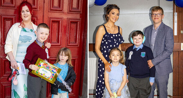 Bobby Winters, St. Stephen's De La Salle, who received his First Holy Communion at the Cathedral (left) and Charlie O'Regan, Mount Sion who received his First Holy Communion at Ballybricken Church (right). Bobby Winters, St. Stephen's De La Salle, who received his First Holy Communion at the Cathedral (left) and Charlie O'Regan, Mount Sion who received his First Holy Communion at Ballybricken Church (right).