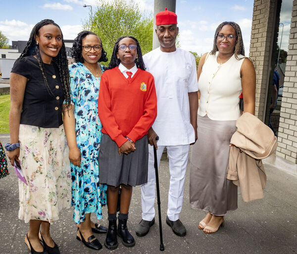 Ekha Oshiogwemoh, St. Ursula's, who was confirmed by Bishop Alphonsus Cullinan at the Sacred Heart Church. Ekha Oshiogwemoh, St. Ursula's, who was confirmed by Bishop Alphonsus Cullinan at the Sacred Heart Church.