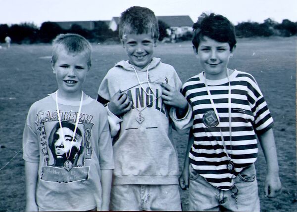 Winners of the boys U-10 sack race at the 1994 Ballybeg Family Fun Day were, Mylie Connors, 2nd, Andrew Halligan, 1st and Keith Walsh, 3rd. Winners of the boys U-10 sack race at the 1994 Ballybeg Family Fun Day were, Mylie Connors, 2nd, Andrew Halligan, 1st and Keith Walsh, 3rd.