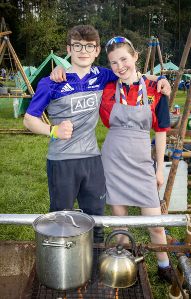 Liam and Ellie, Ballygunner Hawks, who took part in the Waterford Scout County Challenge in Ballinamona Equestrian Centre. Liam and Ellie, Ballygunner Hawks, who took part in the Waterford Scout County Challenge in Ballinamona Equestrian Centre.