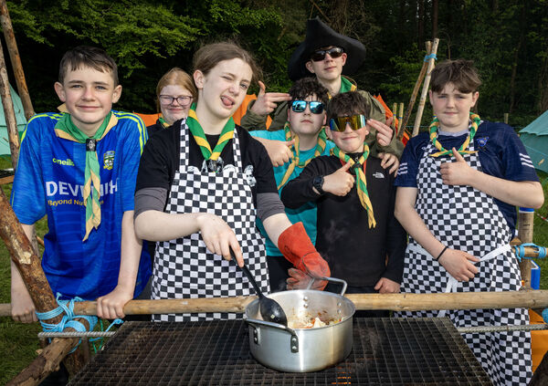 Sacred Heart Black Hawks, who took part in the Waterford Scout County Challenge in Ballinamona Equestrian Centre. Sacred Heart Black Hawks, who took part in the Waterford Scout County Challenge in Ballinamona Equestrian Centre.