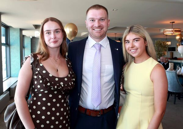 Ava Kennedy, Darragh Kennedy and his partner Zoe Keys. Pic: Noel Browne Ava Kennedy, Darragh Kennedy and his partner Zoe Keys. Pic: Noel Browne