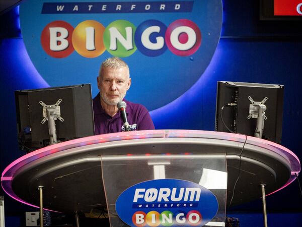 Ciaran O'Neill said calling his last bingo round “was quite emotional". Photo: Joe Evans Ciaran O'Neill said calling his last bingo round “was quite emotional". Photo: Joe Evans
