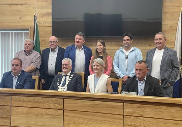 Cllr John Pratt takes his seat as Cathaoirleach of the Dungarvan-Lismore Municipal District Cllr John Pratt takes his seat as Cathaoirleach of the Dungarvan-Lismore Municipal District