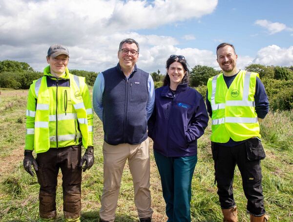 Archaeologist Kristoffer Hillesland, James Eogan, Senior Archaeologist, Transport Infrastructure Ireland, Bernadette Guest, Heritage Officer, WC&CC, Neil Jackman, Director, Abarta Heritage Photo: John Power Archaeologist Kristoffer Hillesland, James Eogan, Senior Archaeologist, Transport Infrastructure Ireland, Bernadette Guest, Heritage Officer, WC&CC, Neil Jackman, Director, Abarta Heritage Photo: John Power