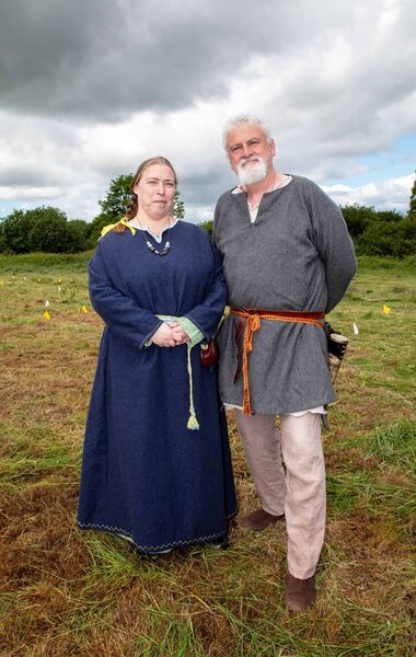 Attending were Deirdre Burke and Micheál Ó'Cadhla. Photo: John Power, Deisé Medieval. Photo: John Power Attending were Deirdre Burke and Micheál Ó'Cadhla. Photo: John Power, Deisé Medieval. Photo: John Power
