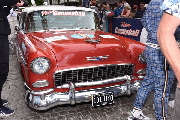 The Retro Cannonball finished this year in Waterford City. Pic: Frankie McEvoy