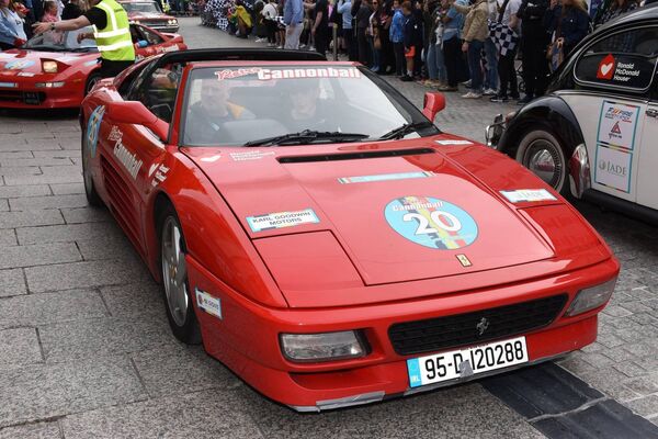 The Retro Cannonball finished this year in Waterford City. Pic: Frankie McEvoy